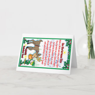 Magic Reindeer Food Holiday Card