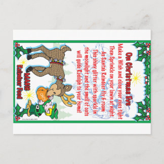 Magic Reindeer Food Postcard