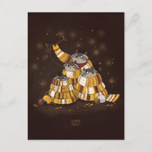Magic Scarf by Alexandra Dikaia Postcard