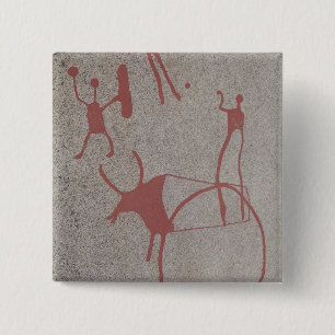 Magic scenes 15 cm square badge