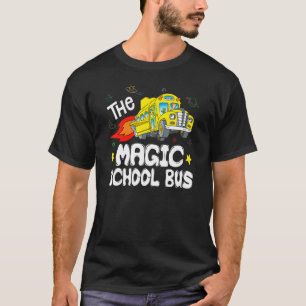 Magic School Bus Driver Seatbelts Everyone Job Pri T-Shirt