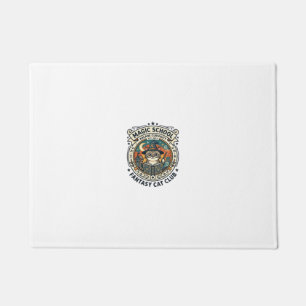 Magic School Fantasy Cat Cute Kitty Design - Magic Doormat