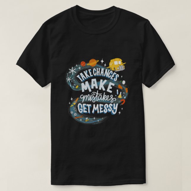 Magic Schoolbus Frizzle Quote Classic T-Shirt.png T-Shirt (Design Front)