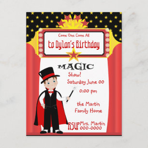 Magic Show Invitation