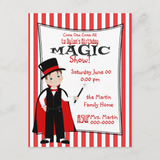 Magic Show Invitation