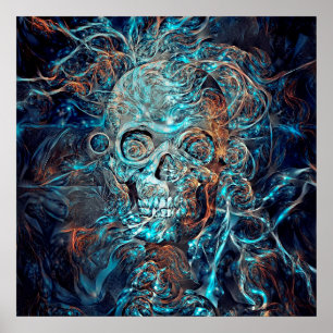 Magic skull poster
