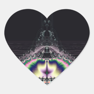 Magic Space Heart Sticker