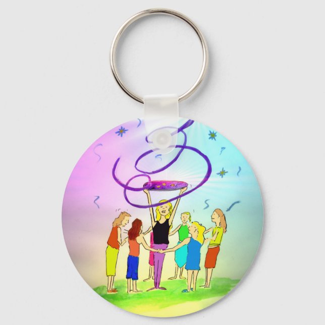 magic spell key ring (Front)