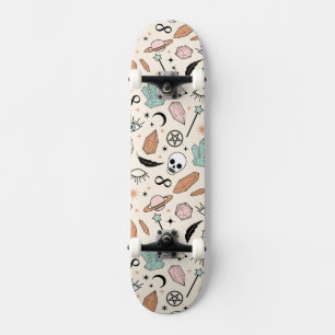 Magic Spells Theme Skateboard