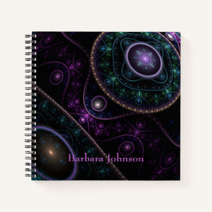Magic Sphere Monogram Name Notebook