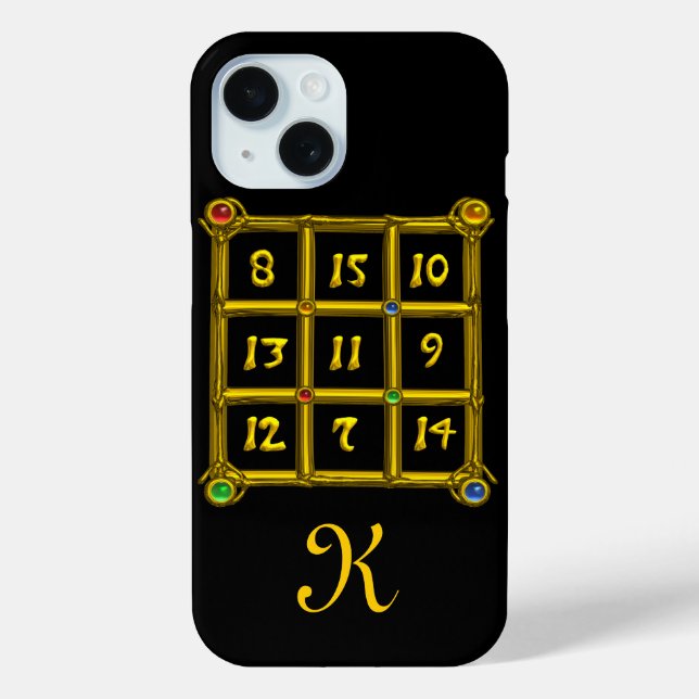 MAGIC SQUARE 33 MONOGRAM Black Case-Mate iPhone Case (Back)