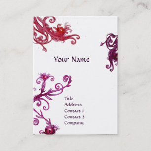 MAGIC SWIRLS GREEN EMERALD MONOGRAM ,White Business Card