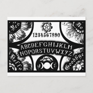 Magic Talking Occult Board Design Postcard