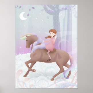 Magic the pony poster print