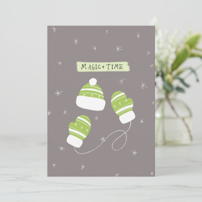 Magic Time Holiday Card (Standing Front)