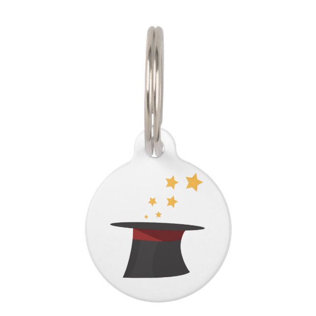 Magic Top Hat Pet Tag (Front)