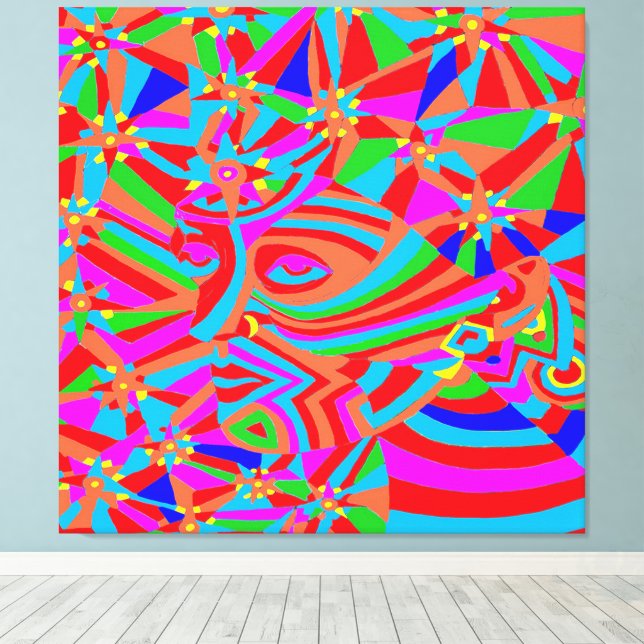 Magic Trance 2 Canvas Print (Insitu(Wood Floor))