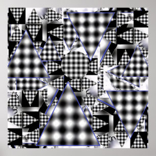 Magic Triangles Three 2-D Poster