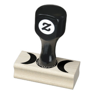 Magic Triple Moon - Spirit Flower Of Life 1 Rubber Stamp