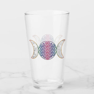 Magic Triple Moon - Spirit Flower Of Life 2 Glass