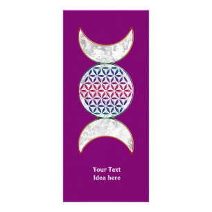 Magic Triple Moon - Spirit Flower Of Life 2 Rack Card