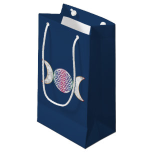 Magic Triple Moon - Spirit Flower Of Life 2 Small Gift Bag