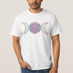 Magic Triple Moon - Spirit Flower Of Life 2 T-Shirt