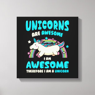 Magic Unicorn Canvas Print