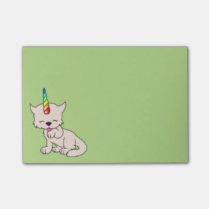 Magic Unicorn Cat = Kittycorn Post-it Notes