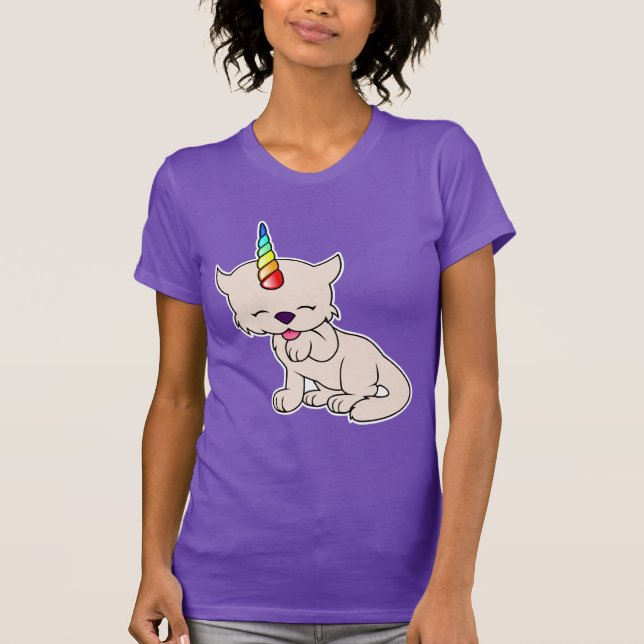 Magic Unicorn Cat = Kittycorn T-Shirt (Front)