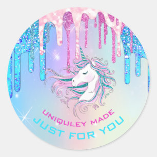 Magic Unicorn  Classic Round Sticker
