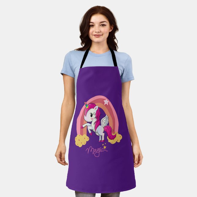 Magic Unicorn Fan Club         Apron (Worn)