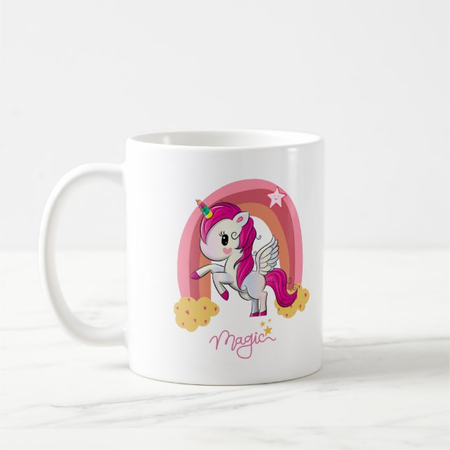Magic Unicorn Fan Club       Coffee Mug (Left)