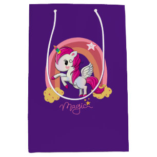 Magic Unicorn Fan Club   Medium Gift Bag