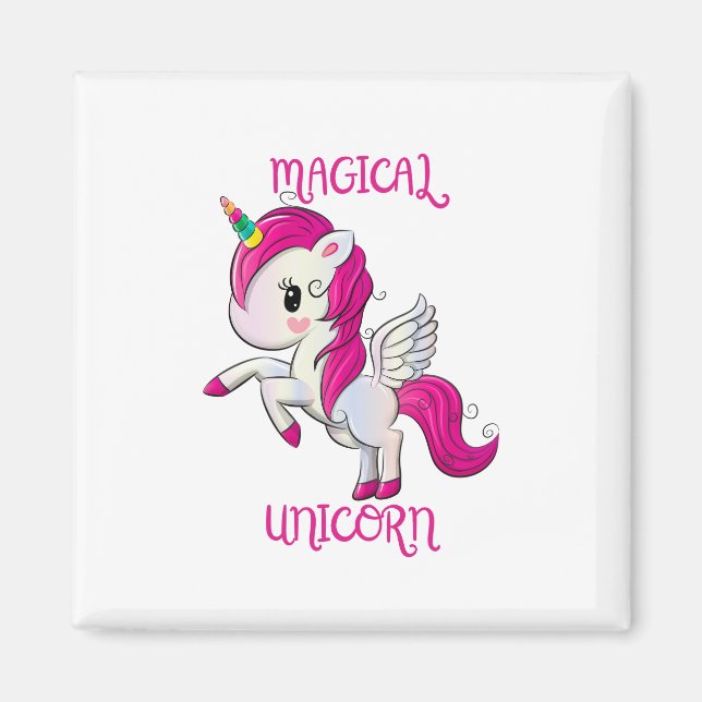  Magic Unicorn Lover Fan Club      Magnet (Front)