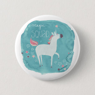 Magic Unicorn Squad 6 Cm Round Badge