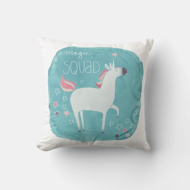 Magic Unicorn Squad Cushion (Front)