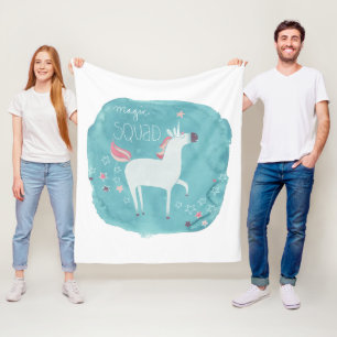 Magic Unicorn Squad Fleece Blanket