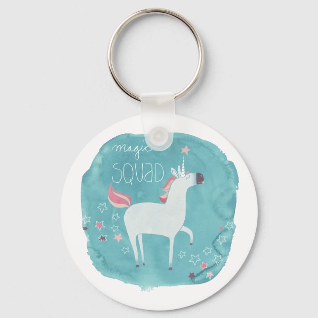 Magic Unicorn Squad Key Ring (Front)