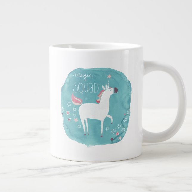Magic Unicorn Squad Large Coffee Mug (Right)