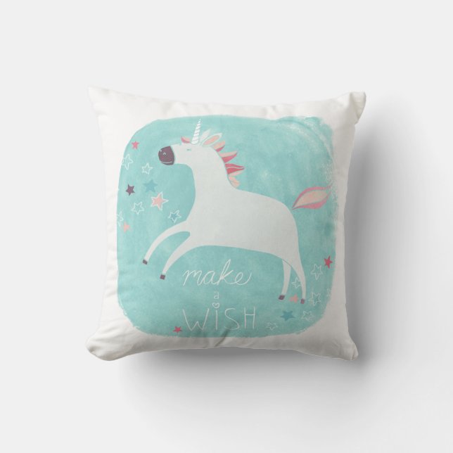 Magic Unicorn Squad - Make a Wish Cushion (Front)