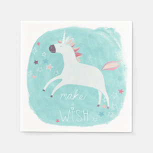 Magic Unicorn Squad - Make a Wish Napkin