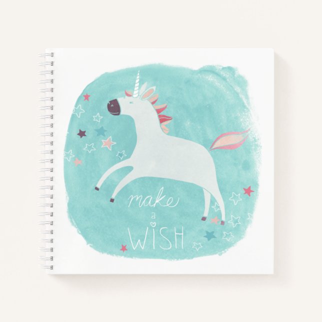 Magic Unicorn Squad - Make a Wish Notebook (Front)