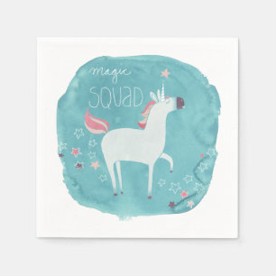 Magic Unicorn Squad Napkin