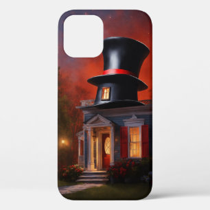 Magic Unveiled: Top Hat & Enchanted House iPhone 12 Pro Case