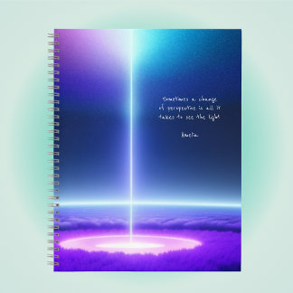 Magic Vibrant Manifestation Quote Notebook