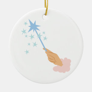 Magic Wand Ceramic Tree Decoration