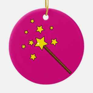Magic Wand Ceramic Tree Decoration