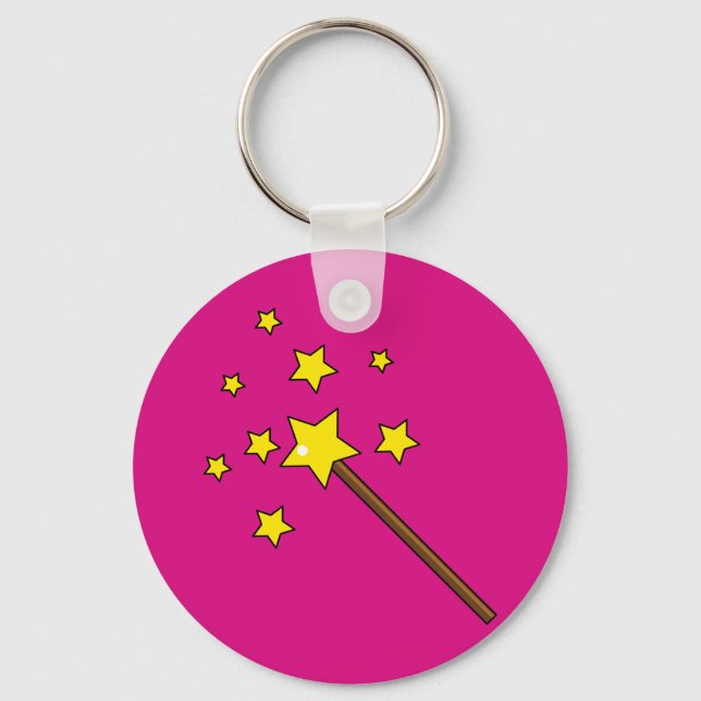 Magic Wand Key Ring (Front)