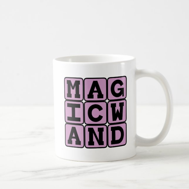 Magic Wand, Magician's Baton Coffee Mug (Right)